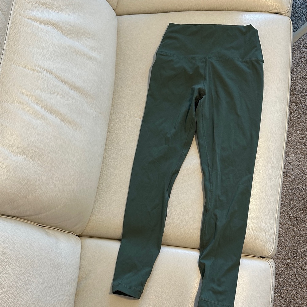 CRZ YOGA LEGGINGS Dark Green High-Waisted Leggings in great condition like new